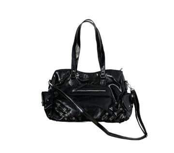 Riva Glossy Stud Two Way Bowser Cross Shoulder Bag